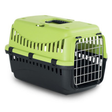 Bergamo (Бергамо) Gipsy 2 large Metal - Переноска зелена для собак і котів 58х38х38 см