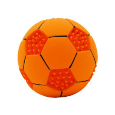 Іграшка Misoko (Місоко) Dog Toy Football Orange - Игрушка для собак футбольный мяч латексный оранжевая 10 см