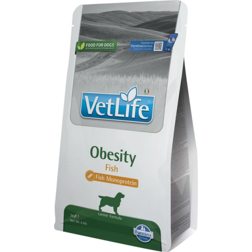 Farmina Vet Life (Фармiна Вет Лайф) Dog Fish Obesity Adult All Breeds - Сухий лікувальний корм для дорослих собак усіх порід для зниження надмірної ваги з м’ясом риби 2 кг