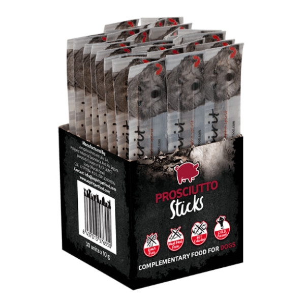 Alpha Spirit (Альфа Спирит) Dog All Breed Sticks Prosciutto Pork - Лакомство для собак всех пород палочки с мясом свинины 300 г