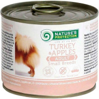 Nature’s Protection (Натур Протекшн) Dog Grain Free Turkey & Apples Adult Mini - Влажный беззерновой корм для взрослых собак мелких пород с мясом индейки и яблоками 200 г