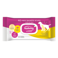 Inodorina (Инодорина) Everyday Citronella - Влажные салфетки для всех типов шерсти для котов собак и кроликов с ароматом лемонграсса 40 шт