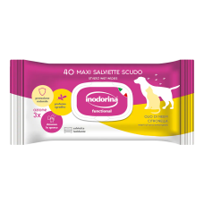 Inodorina (Інодоріна) Everyday Citronella - Вологі серветки для всіх типів шерсті для котів собак та кроликів з ароматом лемонграсу 40 шт