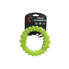 Іграшка для собак для ласощів у формі кільця зелена AnimAll GrizZzly 16.5х16.5х4.2 см