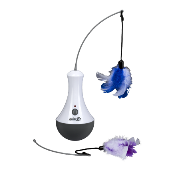 AnimAll CrazZzy - Игрушка-неваляшка для котов, серая