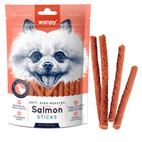 Wanpy (Ванпи) Salmon Sticks - Лакомство для собак, палочки с лососем 100 г