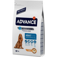 Advance Dog Medium Adult Chicken & Rice - Cухой корм для взрослых собак средних пород с курицей и рисом 3 кг