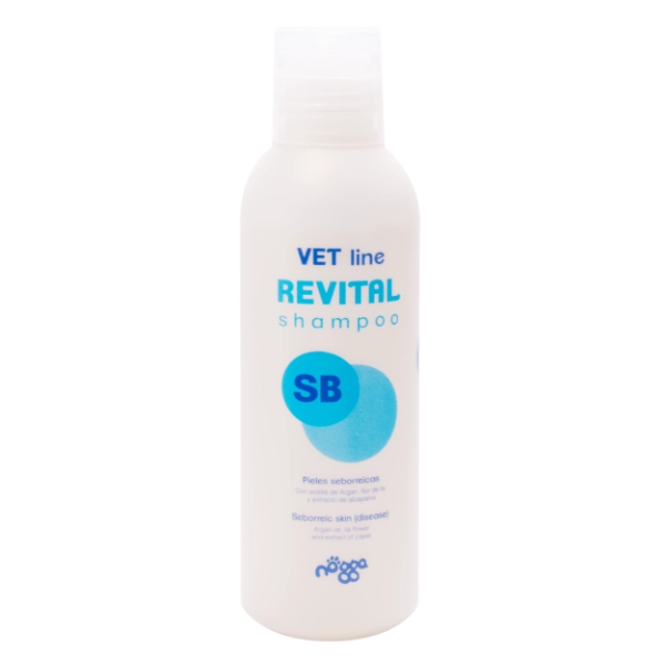 Nogga (Ногга) Vet Line Revital SB Shampoo For Adult Cat & Dog - Шампунь для взрослых собак и котов при дисфункции сальных желез 150 мл