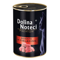Dolina Noteci (Долина Нотецы) Cat Premium With Veal - Влажный корм для кошек мясные кусочки в соусе с телятиной 400 г
