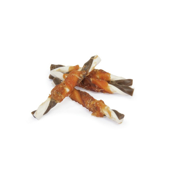 Camon (Камон) Dog Treats Twisted Sticks With Beef Skin&Chicken - Лакомство для собак крученые палочки с говяжьей кожей и курицей 70 г