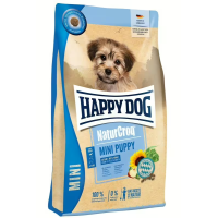 Happy Dog (Хепи Дог) NaturCroq Poultry Puppy Mini - Сухой корм для щенков мелких пород с мясом птицы 4 кг
