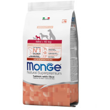 Monge (Монж) Dog Salmon & Rice Puppy & Junior Mini - Сухий корм для цуценят дрібних порід з м’ясом лосося та рисом 7.5 кг