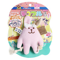 DoggyMan (Догимен) Fully Decorated Rabbit - Игрушка для собак мягкий кролик с пищалкой 12x3x9 см