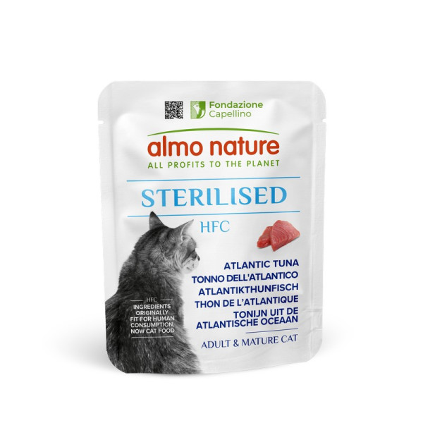 Almo Nature (Альмо Натюр) HFC Cat Sterilised Atlantic Tuna - Влажный корм для стерилизованных кошек с атлантическим тунцем 50 г
