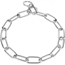 Sprenger (Спренгер) Collar Long Link - Нашийник для собак, широка ланка, хромована сталь 4 мм/61 см