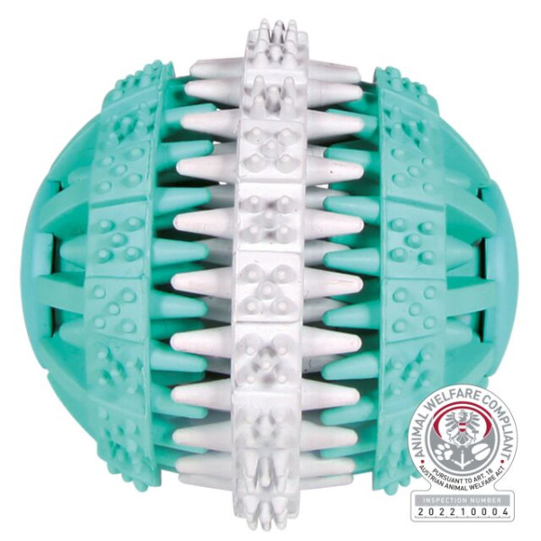 Trixie (Трикси) Denta Fun Mintfresh Ball-coil - Игрушка мяч-катушка для собак 6 см