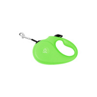 Collar (Колар) Light green - Поводок-рулетка для собак салатовая со светоотражающей лентой (В 12 кг, Дл 3 м) размер XS