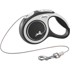 Повідець-рулетка Flexi New Comfort трос XS Black (3 м; до 8 кг)