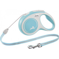 Повідець-рулетка Flexi New Comfort трос S Blue (8 м; до 12 кг)