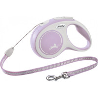 Повідець-рулетка Flexi New Comfort трос S Pink (5 м; до 12 кг)