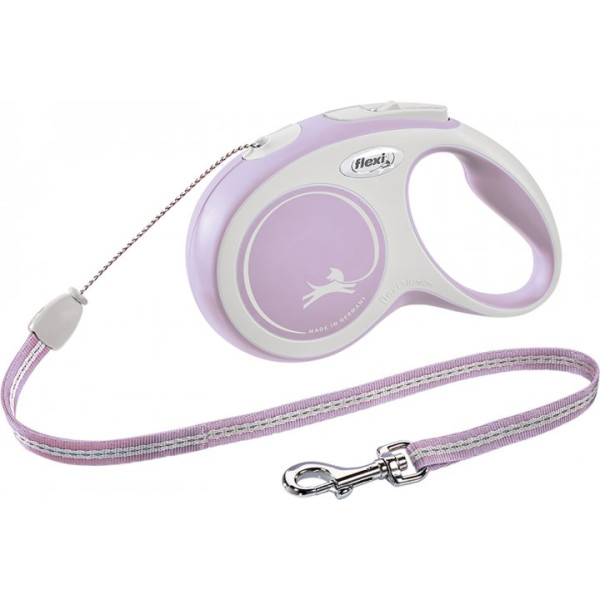Повідець-рулетка Flexi New Comfort трос S Pink (5 м; до 12 кг)
