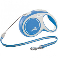Повідець-рулетка Flexi New Comfort трос M Blue (5 м; до 20 кг)
