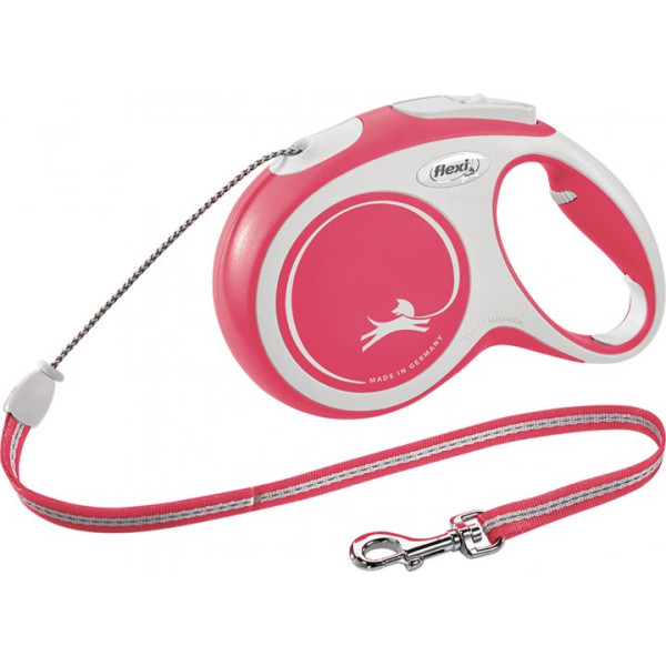 Повідець-рулетка Flexi New Comfort трос M Red (8 м; до 20 кг)