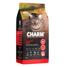 Charm (Шарм) Grass-Fed Beef - Сухий беззерновий корм для котів з яловичиною 2 кг