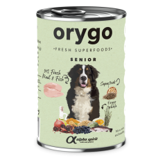 Orygo (Оріго) Dog Senior Pate Chicken & Legumes - Вологий корм для собакстаріючого віку з куркою та нутом 400г