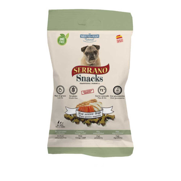Serrano (Серрано) Snack Dog Senior - Лакомство для пожилых собак 100 г