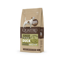 Quattro (Кватро) Dog Junior Small Breed With Duck - Сухий корм для цуценят з качкою 1.5 кг