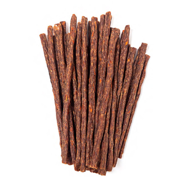 Home Food (Хоум Фуд) Dog Grain Free Beef & Carrot Meat Strips All Life Stages All Breeds - Лакомство беззерновое для собак всех возрастов и всех пород мясная соломка с мясом говядины и морковью 80 г Home Food (Хоум Фуд) Dog Grain Free Beef & Carrot Meat Strips All Life Stages All Breeds - Лакомство беззерновое для собак всех возрастов и всех пород мясная соломка с мясом говядины и морковью 80 г
