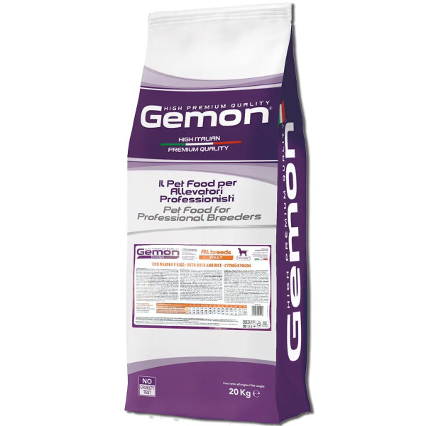 Gemon (Джемон) Dog Duck & Rice Adult All Breeds - Сухой корм для взрослых собак всех пород с мясом утки и рисом 20 кг