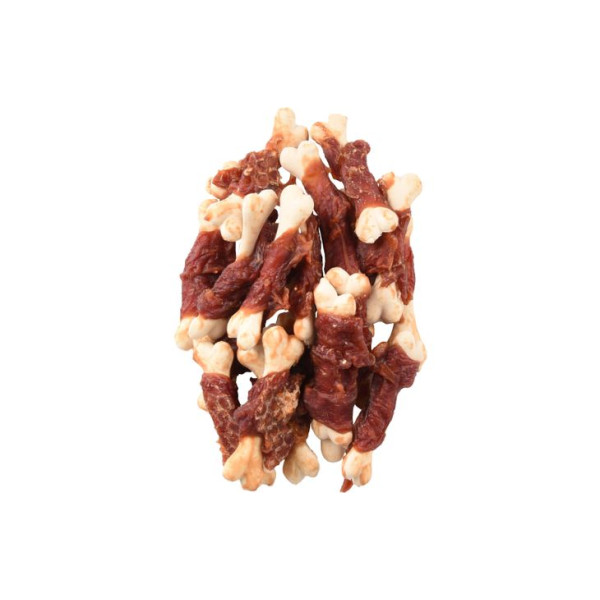 Flamingo (Фламинго) Dog Hapki Calcium bone Duck - Лакомство для собак кальцинированные косточки с уткой 75 г