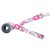 Max & Molly (Макс Молли) Short Leash Cherry Bloom L - Короткий поводок для собак с принтом вишневое цветение L