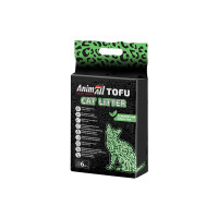 AnimAll (Енімал) Tofu Green Tea - Наповнювач соєвий для котячих туалетів з ароматом зелений чай 6 л