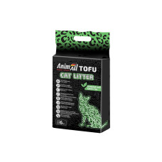 AnimAll (Енімал) Tofu Green Tea - Наповнювач соєвий для котячих туалетів з ароматом зелений чай 6 л