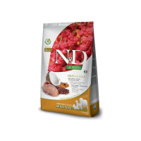 Farmina (Фармина) Dog N&D Quinoa Grain Free Quail & Coconut Skin & Coat Adult Medium & Maxi - Сухой беззерновой корм для взрослых собак средних и больших пород для здоровья кожи и шерсти с мясом перепела, кокосом и куркумой 2.5 кг