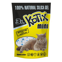 Kotix (Котикс) Natural Silica Gel - Наполнитель силикагелевый для кошачьего туалета 3 л