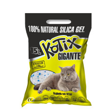 Kotix (Котикс) Natural Silica Gel - Наполнитель для кошачьего туалета силикагелевый 15 л