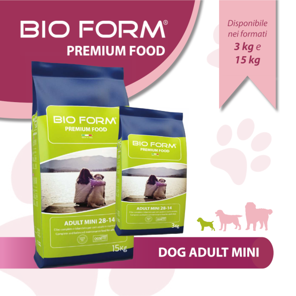 Bio Form (Біо Форм) Premium Food Adult Mini Chicken & Turkey – Сухий корм для собак дрібних порід з куркою та індичкою 3 кг