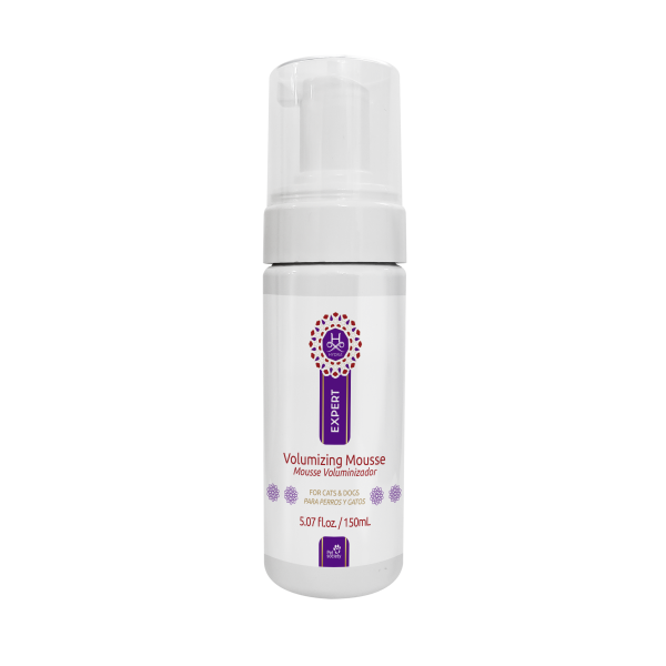 Hydra (Гидра) Expert Volumizing Mousse - Мусс для взрослых собак и котов жестокошерстных пород и двойной шерстью для объема, гибкой фиксации и усиления текстуры шерсти 150 мл