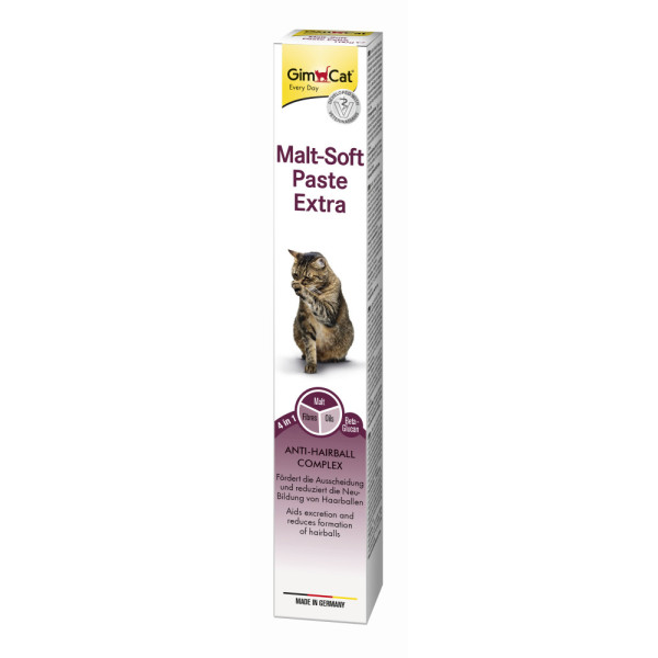 GimCat (ДжимКет) Every Day Malt-Soft Paste Extra - Паста для котів, виведення шерсті зі шлунку 100 г