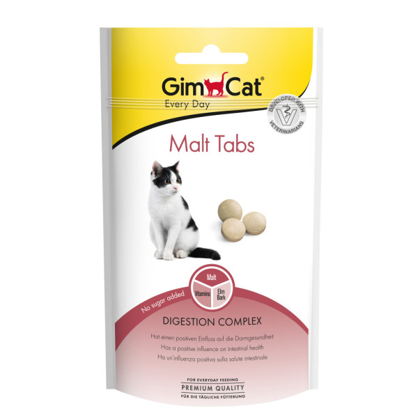 GimCat (ДжимКет) Every Day Malt Tabs - Витамины для кошек 40 г