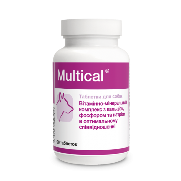 Dolfos (Долфос) Dog Multical - Витаминный комплекс для взрослых собак для улучшения общего состояния огранизма 90 таб.