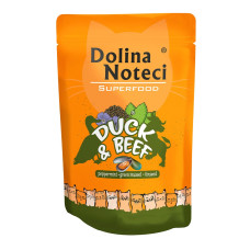 Dolina Noteci (Долина Нотеці) Cat Superfood With Duck & Beef - Вологий корм для котів з качкою і яловичиною 85 г
