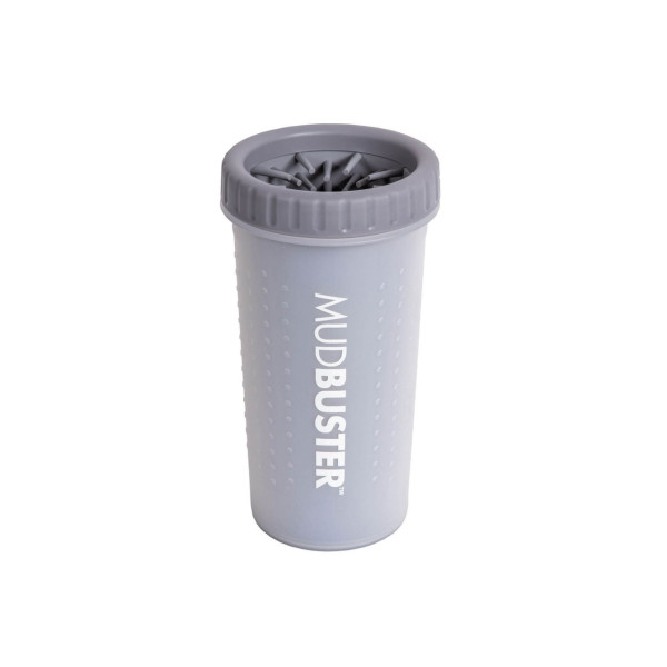 Dexas (Дексас) MudBuster Lidded - Лапомийка для собак велика без кришки, світло-сірий, 22 см