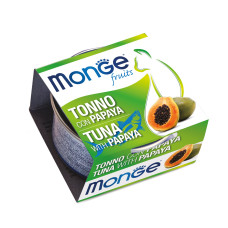 Monge (Монж) Fruits Cat Tuna & Papaya Adult - Вологий корм для дорослих котів з м’ясом тунця та папайєю 80 г