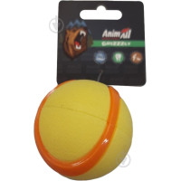 AnimAll (Энимал) Grizzzly - Игрушка мяч для собак желто-оранжевый 6.4 см
