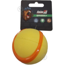 AnimAll (Енімал) Grizzzly - Іграшка м'яч для собак жовто-помаранчевий 6.4 см